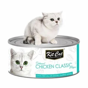 Kit Cat Deboned Chicken Classics Toppers Canned Cat Food-80g