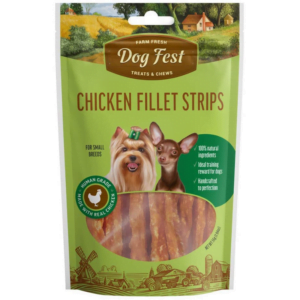 Dog Fest Chicken Fillets Strips Dog Treat for Mini Dogs-55g