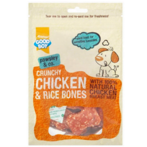 Armitage-Good Boy- Crunchy Chicken Rice Bones Dog Treat-100gm