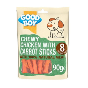 Armitage-Good Boy Chicken Carrot Stick Dog Treat 90g