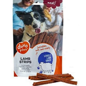 Duvo Plus Meat Lamb Strips Dog Snack-80g
