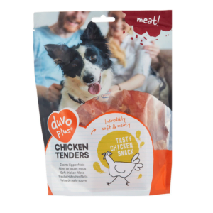 Duvo Plus Meat Snack Chicken Tenders-400g, Dog Treat