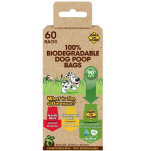 Bags on Board Biodegradable Dog Poop Bags, 60 Bags