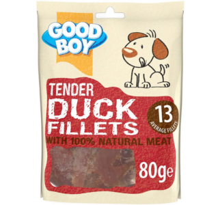 Armitage-Good Boy Tender Duck Fillets Dog Treats 80g