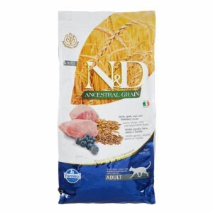 Farmina Natural & Delicious Low Grain Lamb and Blueberry Adult Cat, 1.5KG