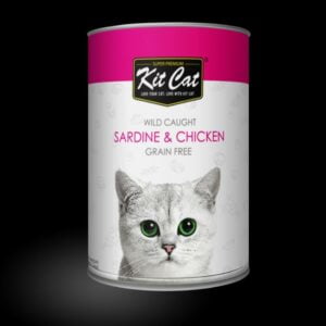 Kit Cat Pacific Sardine With Tender Chicken Canned Cat Food-400g